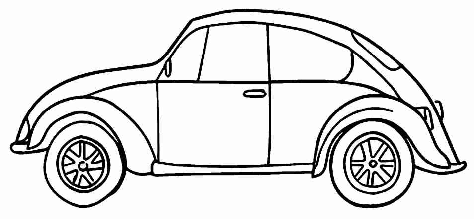Desenho de Fusca Desenho Colorir Imprimir 21
