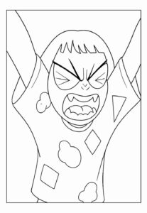 Desenho de Guerreiras Do Kpop Desenho Colorir Imprimir 12