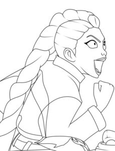 Desenho de Guerreiras Do Kpop Desenho Colorir Imprimir 55