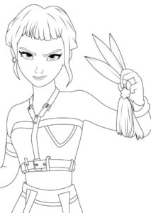 Desenho de Guerreiras Do Kpop Desenho Colorir Imprimir 60