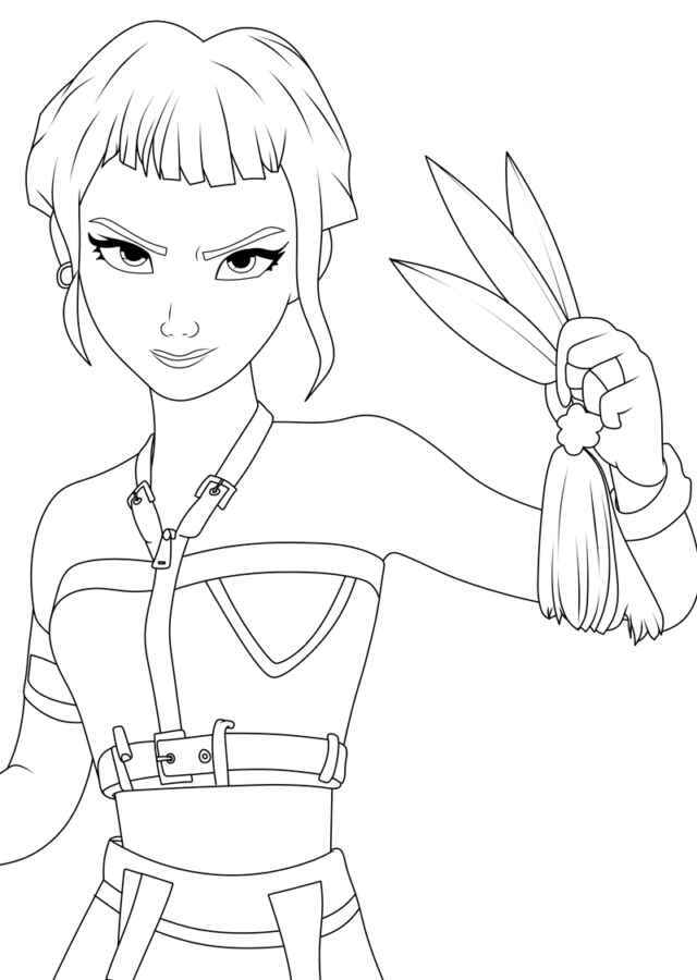 Desenho de Guerreiras Do Kpop Desenho Colorir Imprimir 60