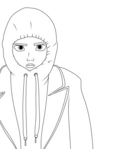 Desenho de Guerreiras Do Kpop Desenho Colorir Imprimir 65