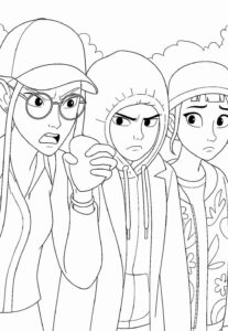 Desenho de Guerreiras Do Kpop Desenho Colorir Imprimir 76
