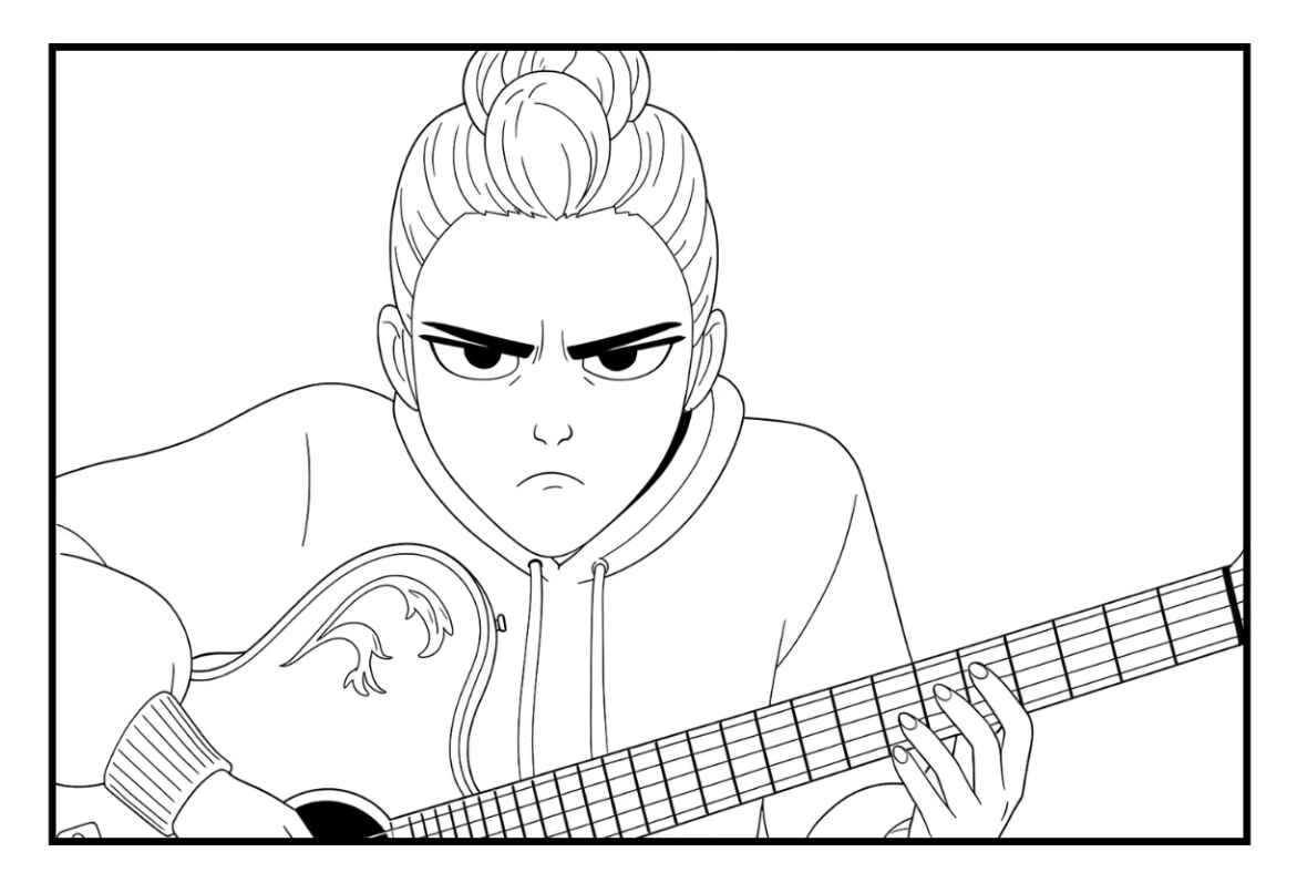 Desenho de Guerreiras Do Kpop Desenho Colorir Imprimir 78