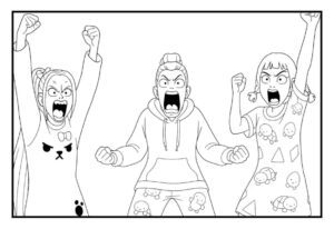 Desenho de Guerreiras Do Kpop Desenho Colorir Imprimir 79