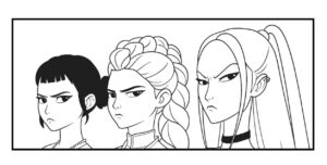 Desenho de Guerreiras Do Kpop Desenho Colorir Imprimir 86