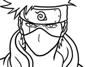 Desenho de Kakashi Desenho Colorir Imprimir 47