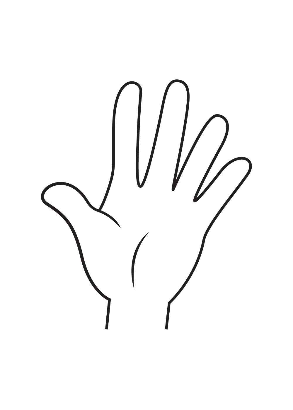 Desenho de Mao Desenho Colorir Imprimir 01