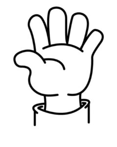 Desenho de Mao Desenho Colorir Imprimir 17