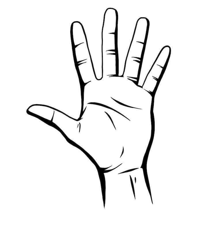 Desenho de Mao Desenho Colorir Imprimir 19