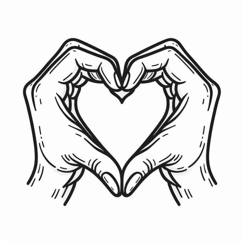 Desenho de Mao Desenho Colorir Imprimir 22