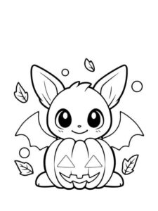 Desenho de Morcego Desenho Colorir Imprimir 03