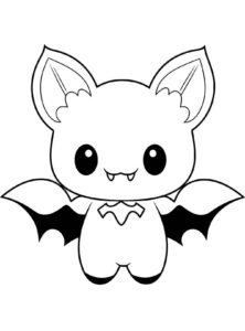 Desenho de Morcego Desenho Colorir Imprimir 04