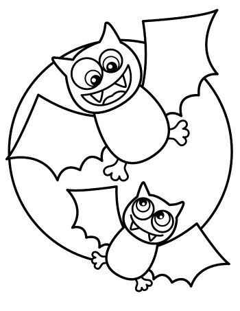 Desenho de Morcego Desenho Colorir Imprimir 06