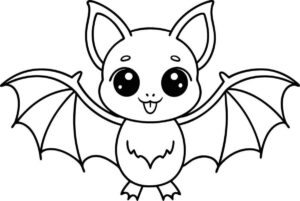 Desenho de Morcego Desenho Colorir Imprimir 10