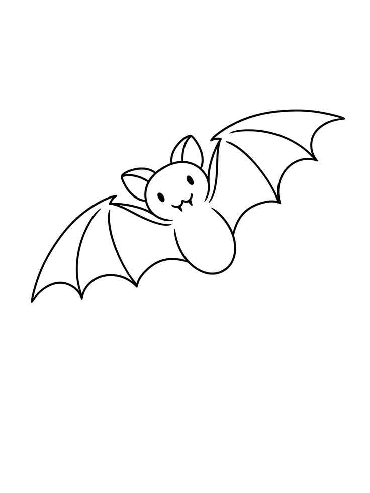 Desenho de Morcego Desenho Colorir Imprimir 11