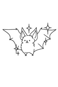 Desenho de Morcego Desenho Colorir Imprimir 12