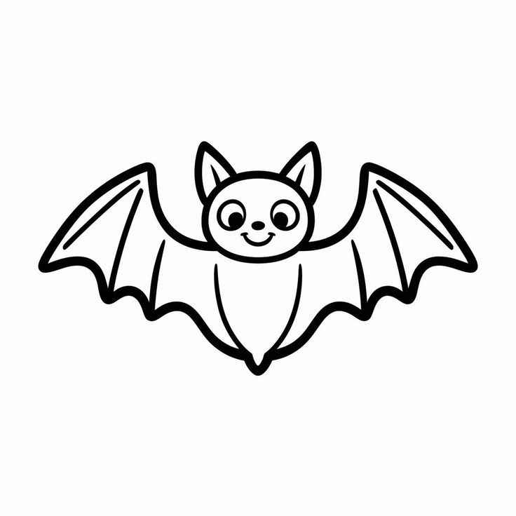 Desenho de Morcego Desenho Colorir Imprimir 14