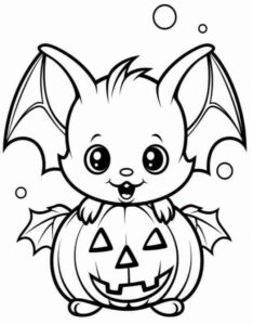 Desenho de Morcego Desenho Colorir Imprimir 15