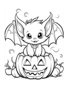 Desenho de Morcego Desenho Colorir Imprimir 16