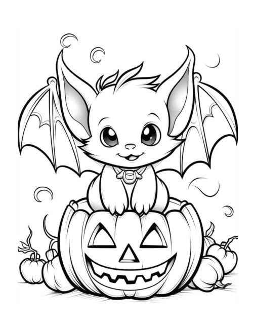 Desenho de Morcego Desenho Colorir Imprimir 16