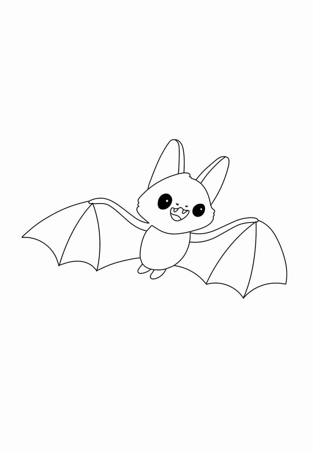 Desenho de Morcego Desenho Colorir Imprimir 21