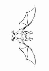 Desenho de Morcego Desenho Colorir Imprimir 44