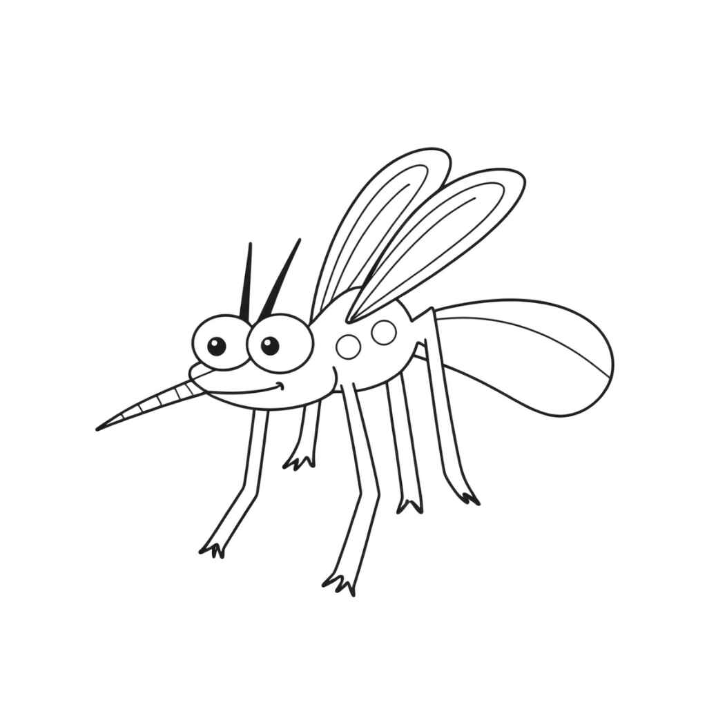 Desenho de Mosquito Da Dengue Desenho Colorir Imprimir 10