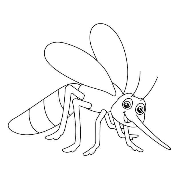 Desenho de Mosquito Da Dengue Desenho Colorir Imprimir 16
