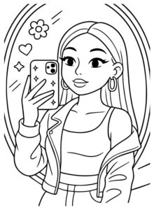 Desenho de Mulheres Desenho Colorir Imprimir 14