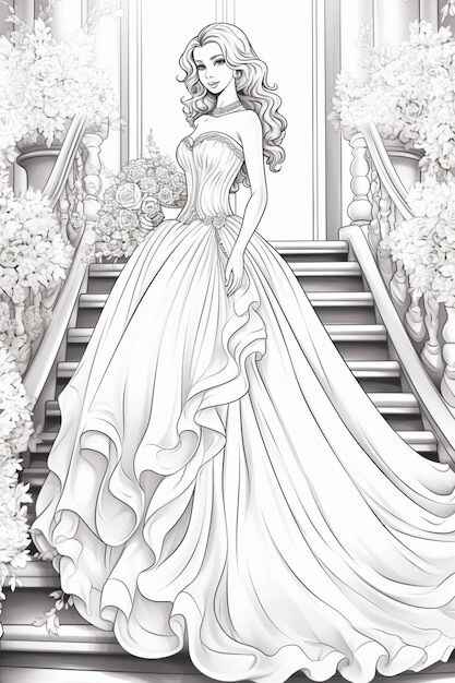 Desenho de Mulheres Desenho Colorir Imprimir 18