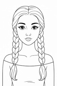 Desenho de Mulheres Desenho Colorir Imprimir 19