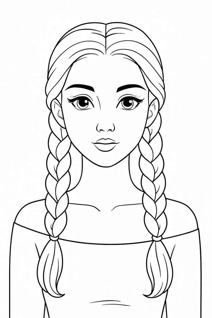 Desenho de Mulheres Desenho Colorir Imprimir 19