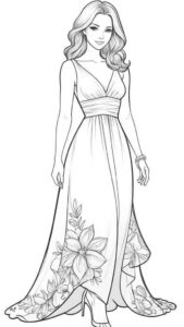 Desenho de Mulheres Desenho Colorir Imprimir 24