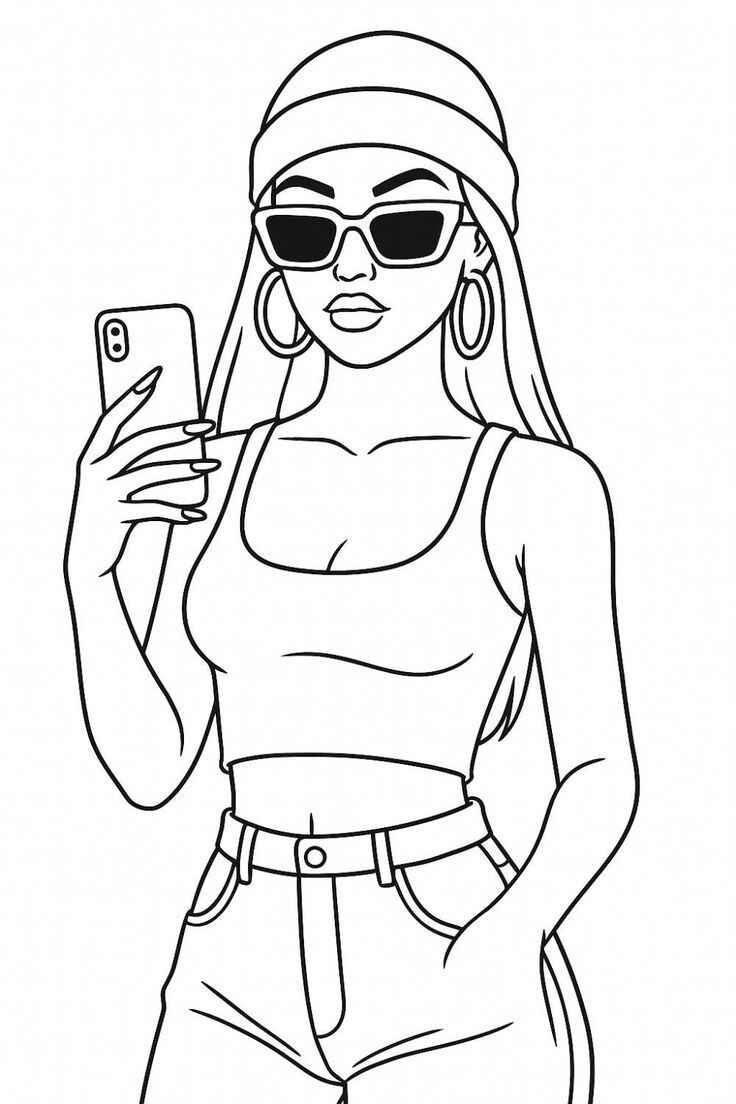 Desenho de Mulheres Desenho Colorir Imprimir 27