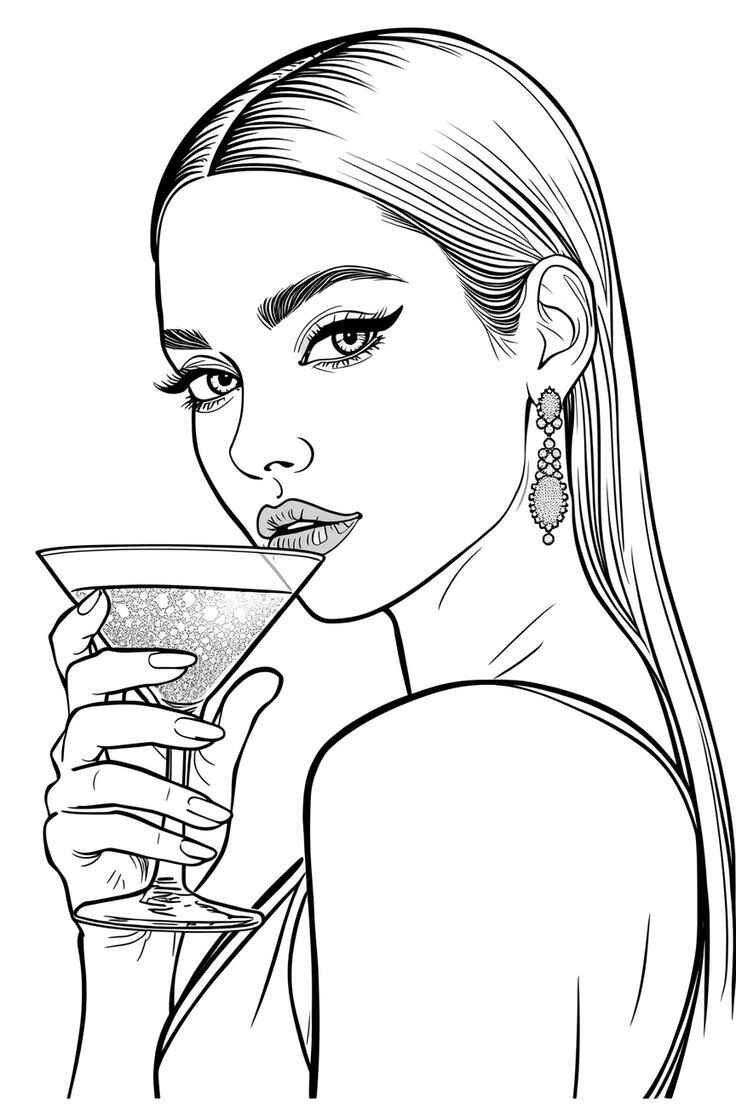 Desenho de Mulheres Desenho Colorir Imprimir 33