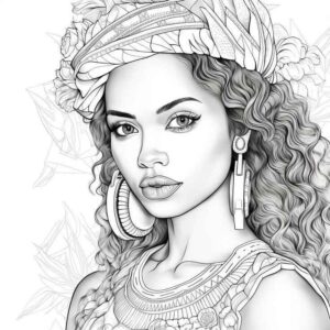 Desenho de Mulheres Desenho Colorir Imprimir 35