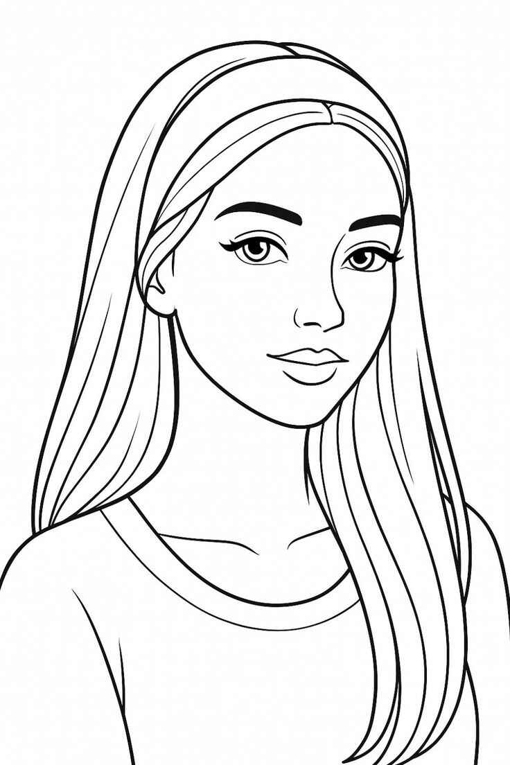 Desenho de Mulheres Desenho Colorir Imprimir 38