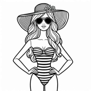 Desenho de Mulheres Desenho Colorir Imprimir 42