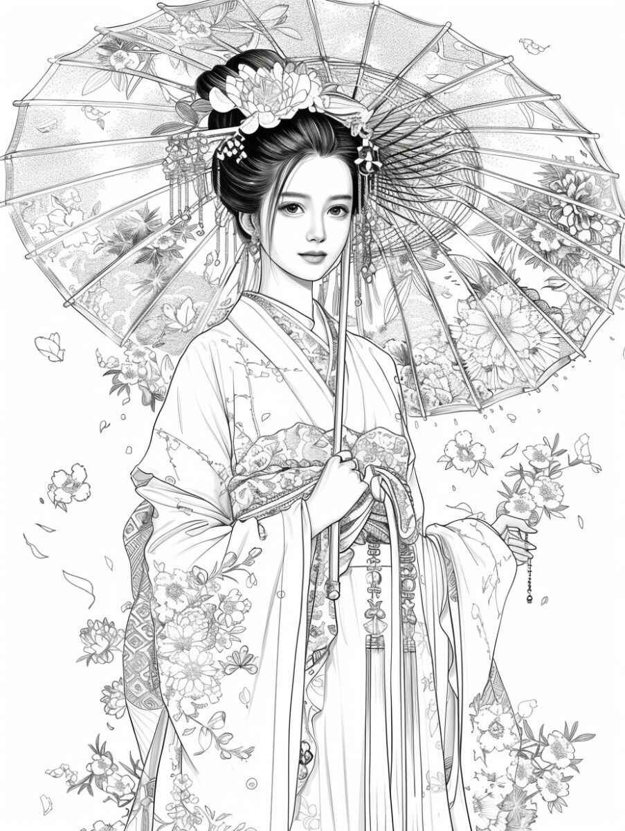 Desenho de Mulheres Desenho Colorir Imprimir 45