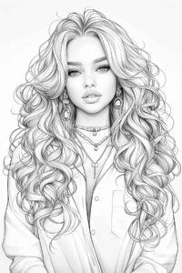 Desenho de Mulheres Desenho Colorir Imprimir 46