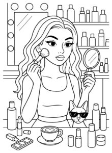 Desenho de Mulheres Desenho Colorir Imprimir 48