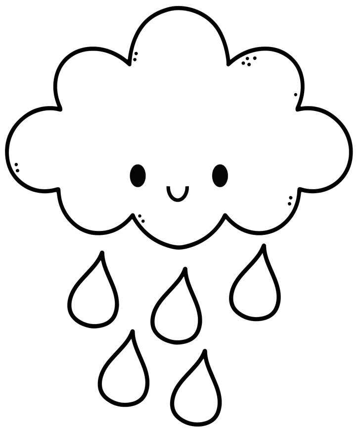 Desenho de Nuvem Desenho Colorir Imprimir 07