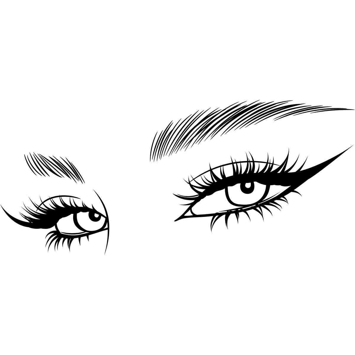 Desenho de Olhos Desenho Colorir Imprimir 04