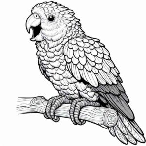 Desenho de Papagaio Desenho Colorir Imprimir 18