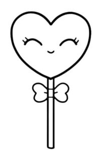 Desenho de Pirulito Desenho Colorir Imprimir 02