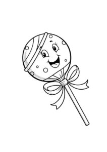 Desenho de Pirulito Desenho Colorir Imprimir 04