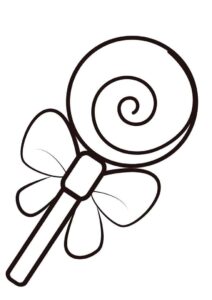 Desenho de Pirulito Desenho Colorir Imprimir 10