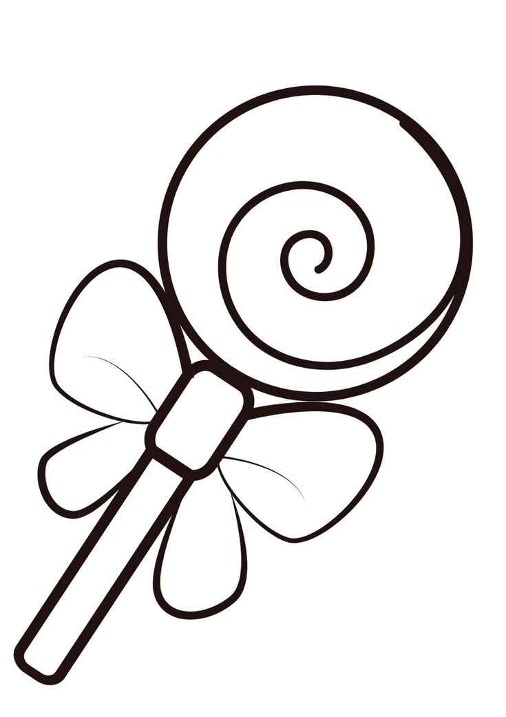 Desenho de Pirulito Desenho Colorir Imprimir 10