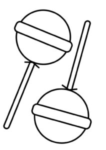 Desenho de Pirulito Desenho Colorir Imprimir 13